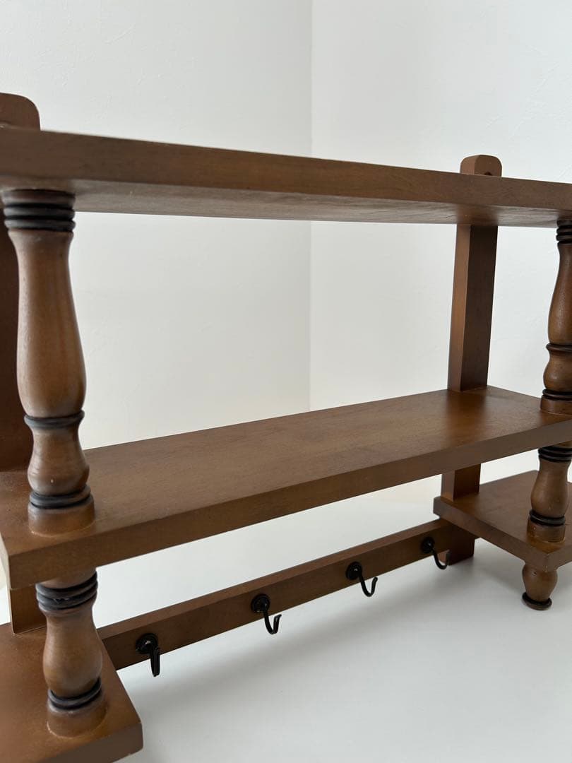 ウォールシェルフ　ディスプレイラック　壁掛け飾り棚　ヴィンテージ　　倉敷意匠