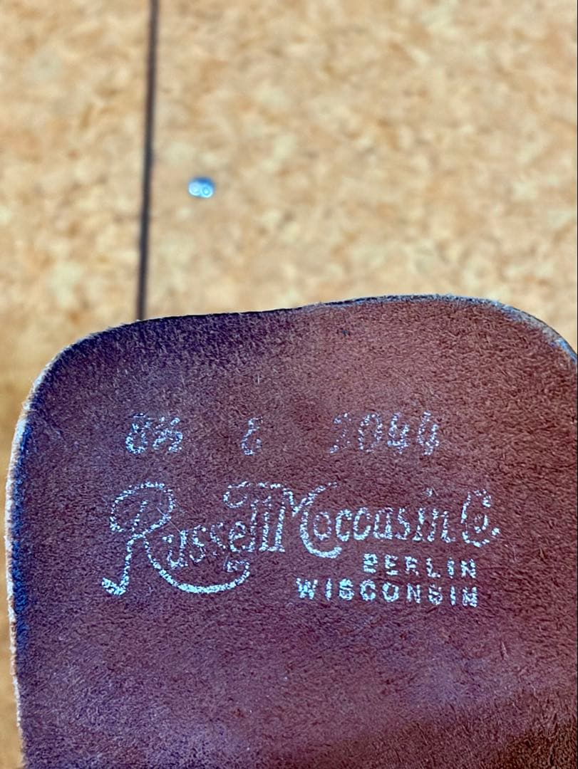 ラッセルモカシン　スポーティングクレーチャッカ　美品　US8.5 ダブルモカシン