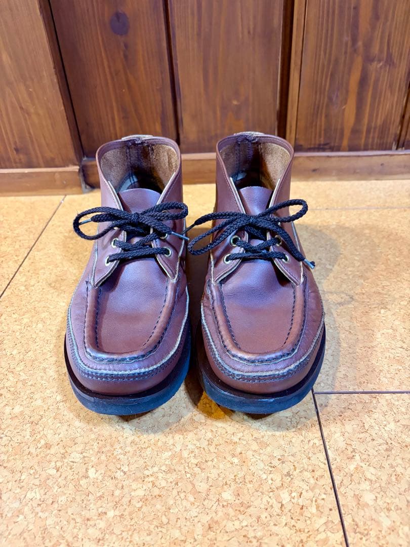 ラッセルモカシン　スポーティングクレーチャッカ　美品　US8.5 ダブルモカシン