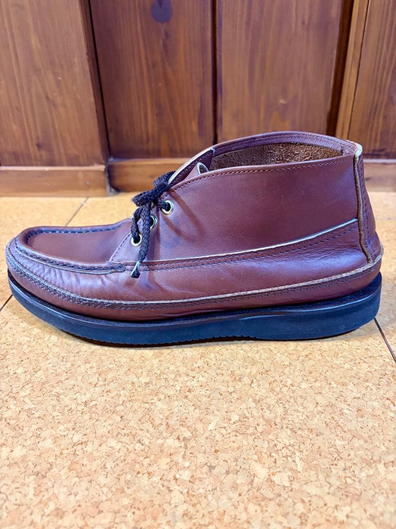 ラッセルモカシン　スポーティングクレーチャッカ　美品　US8.5 ダブルモカシン