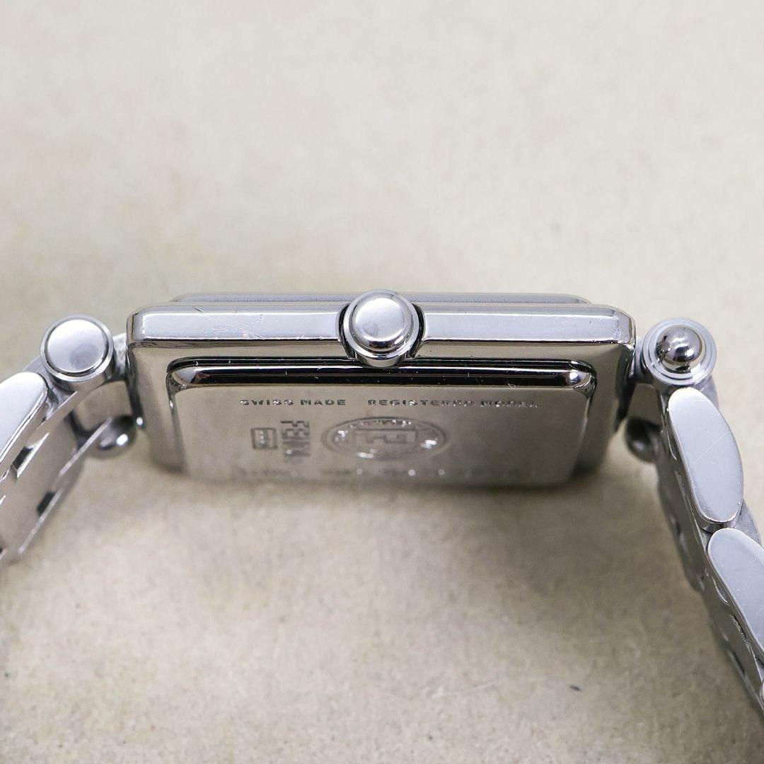 稼働 FENDI 腕時計 710L サーモンピンク スクエア レディース1851