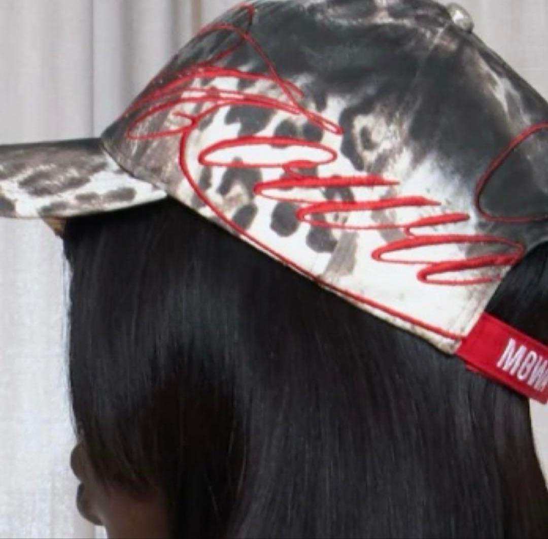 mowalola cap レオパード