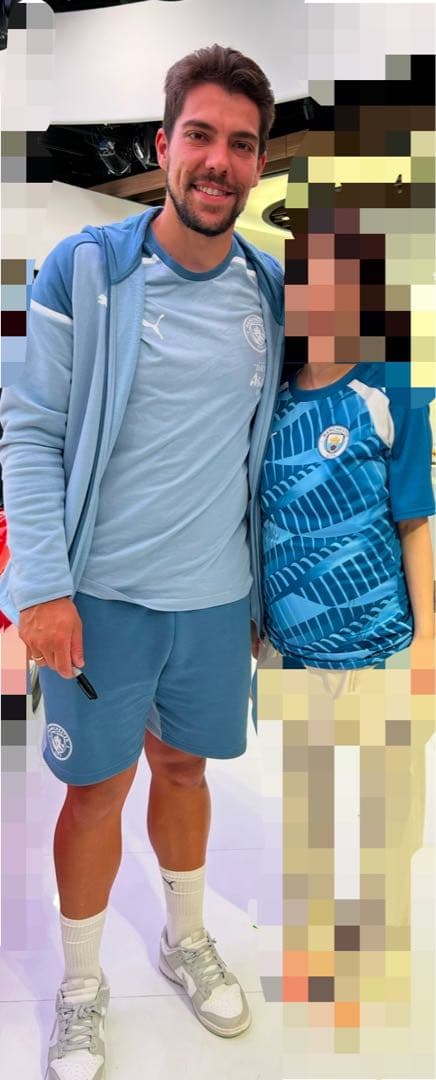 Manchester City 3選手直筆サイン入り PUMAジャージ