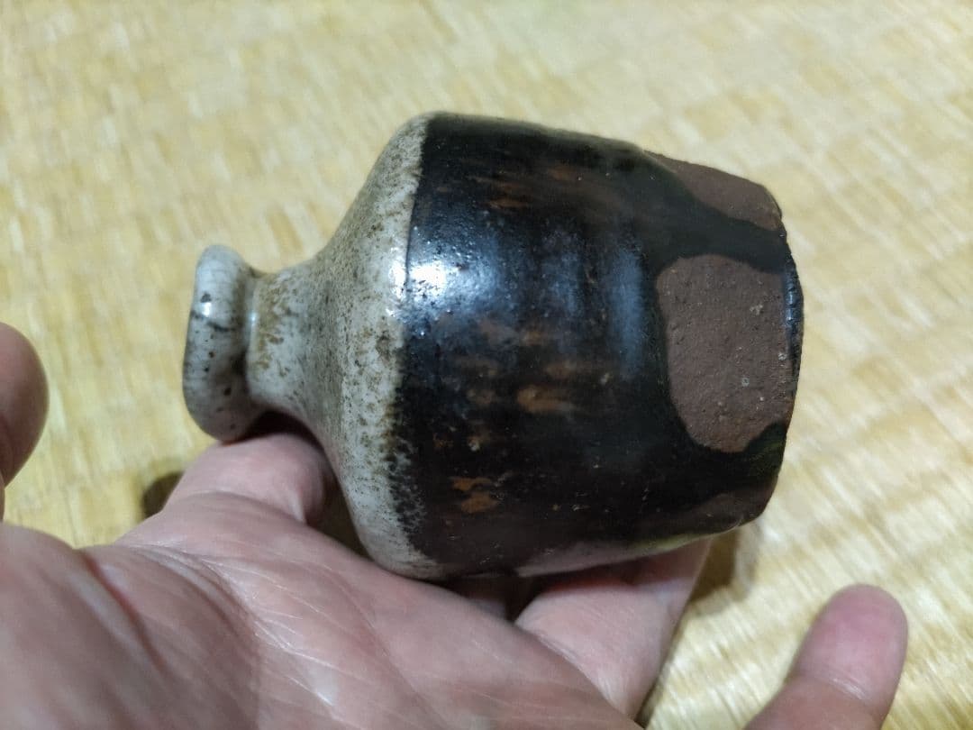 朝鮮唐津　小徳利　発掘伝製品　125cc　7尺徳利　振り出し　桃山・古唐津