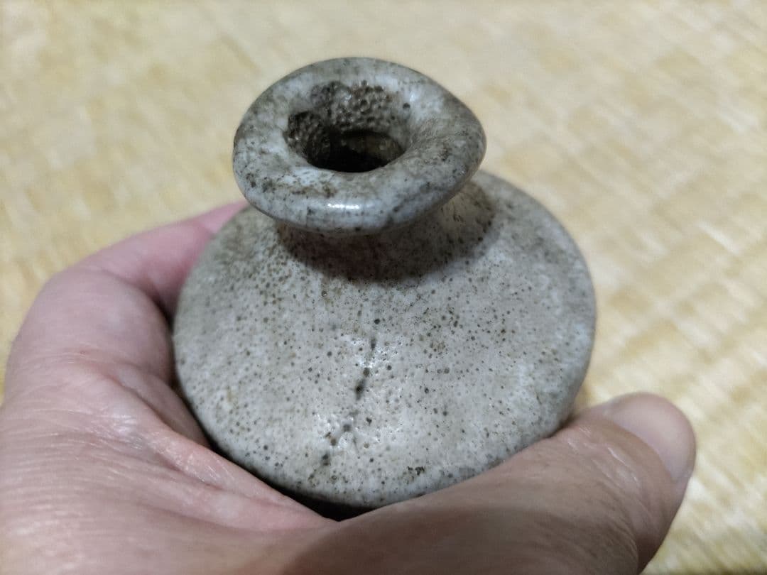 朝鮮唐津　小徳利　発掘伝製品　125cc　7尺徳利　振り出し　桃山・古唐津