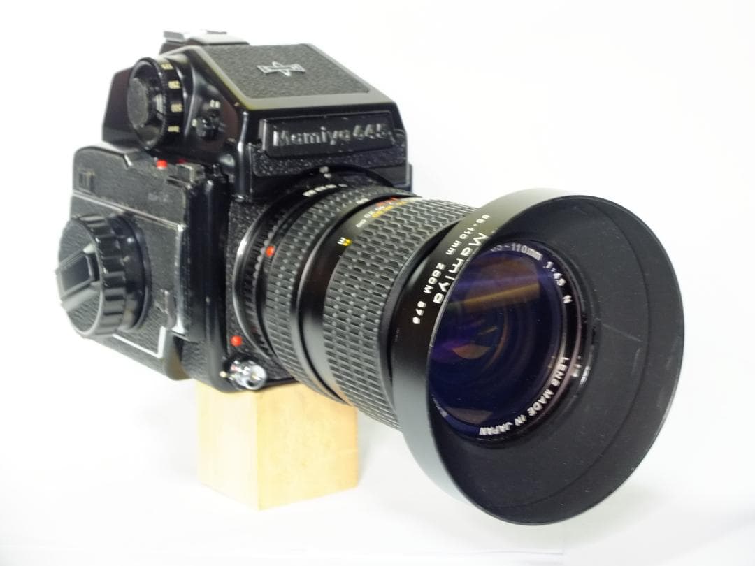 【実写確認整備済】マミヤM645／セコールズーム55mm-110mmCds-F付