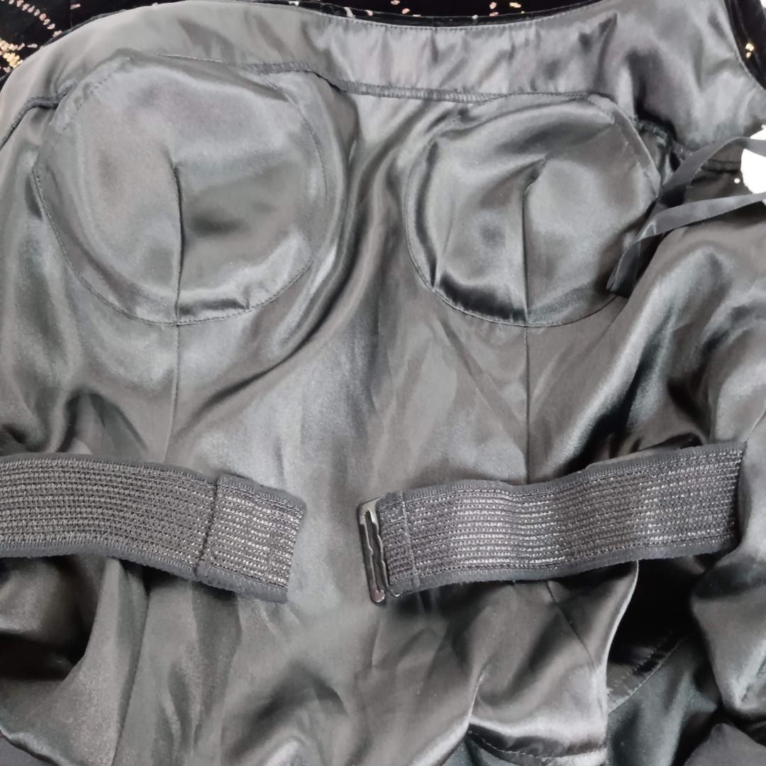 スパンコール Aライン ドレス