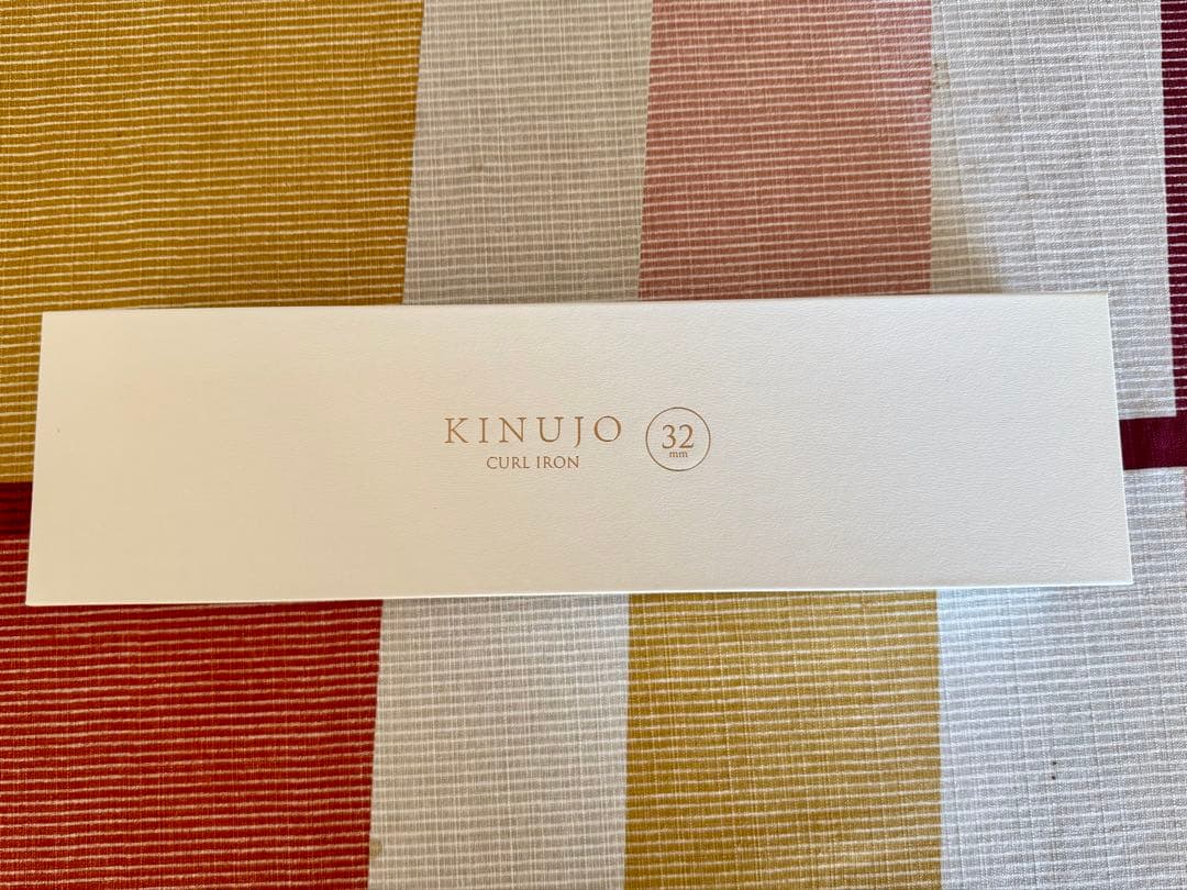 新品未使用！KINUJO カールアイロン 32mm 絹女 ホワイト