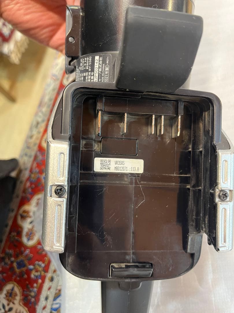 シャープ ラクティブエア EC-VR3SX-S ブライトシルバー ヘッド2個付