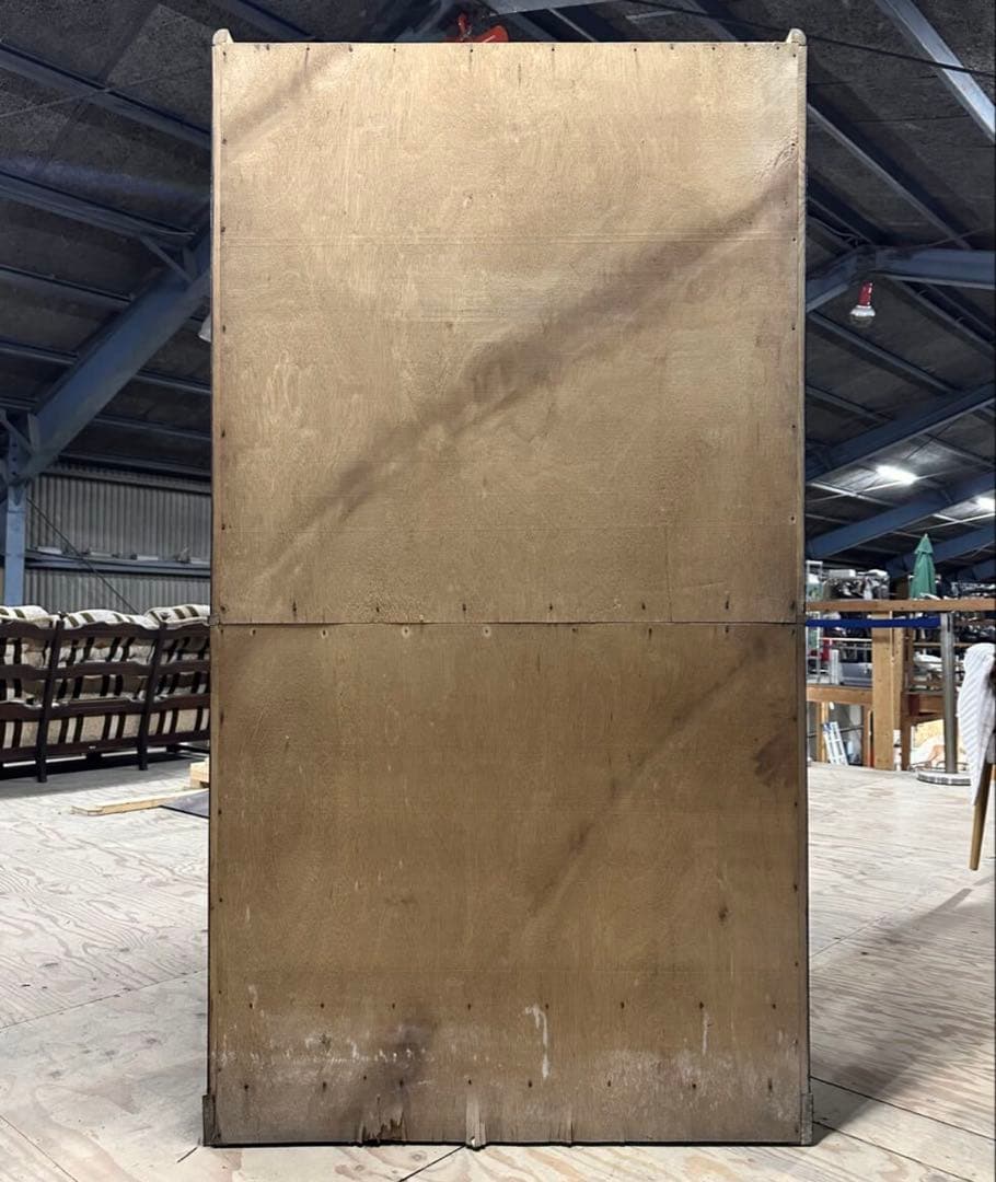 SNT1062 昭和レトロ アンティーク 古い木製収納棚 水屋箪笥 食器棚