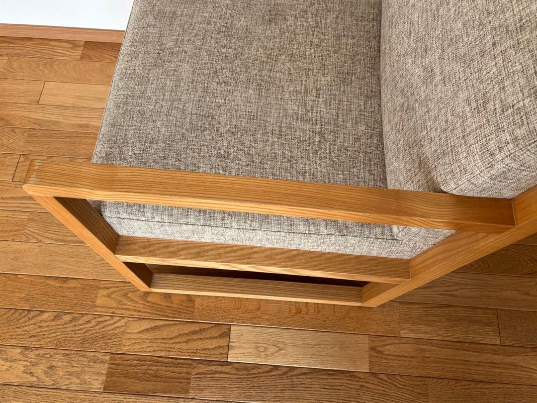 【AD CORE】ラウンジチェア 1PソファA-MODEオーク椅子 【ADコア】