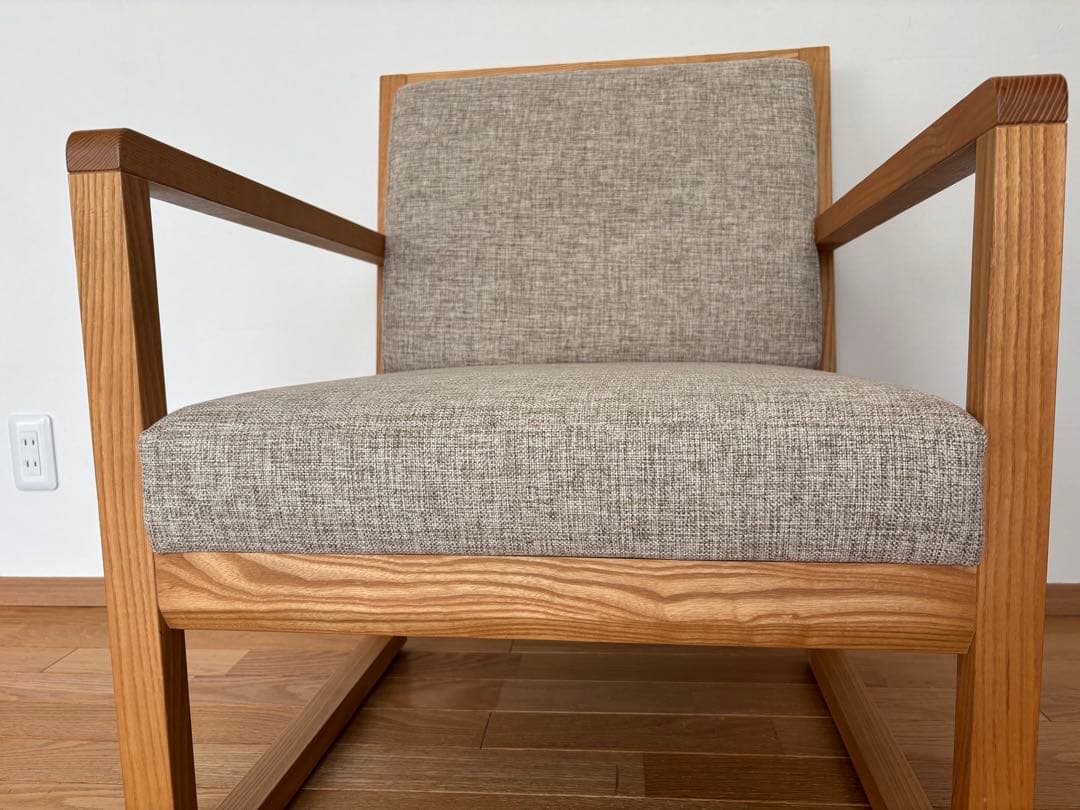 【AD CORE】ラウンジチェア 1PソファA-MODEオーク椅子 【ADコア】