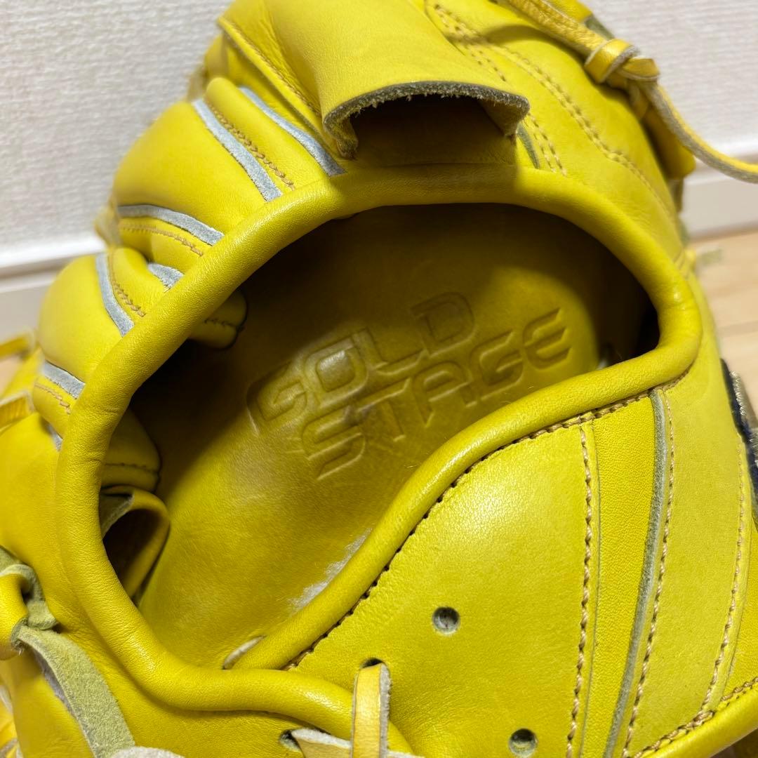 asics アシックス GOLDSTAGE ゴールドステージ 硬式投手用 美品