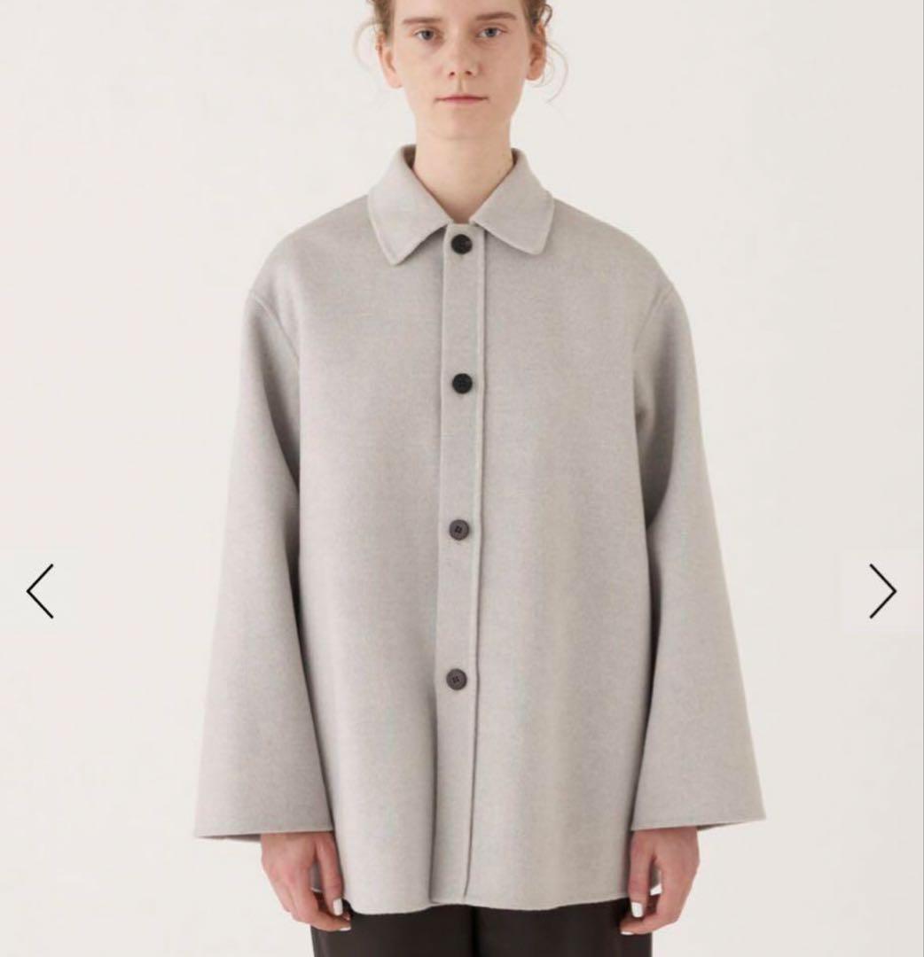 整理の為お値引き【tomorrowland】 ダブルフェイス シャツコート