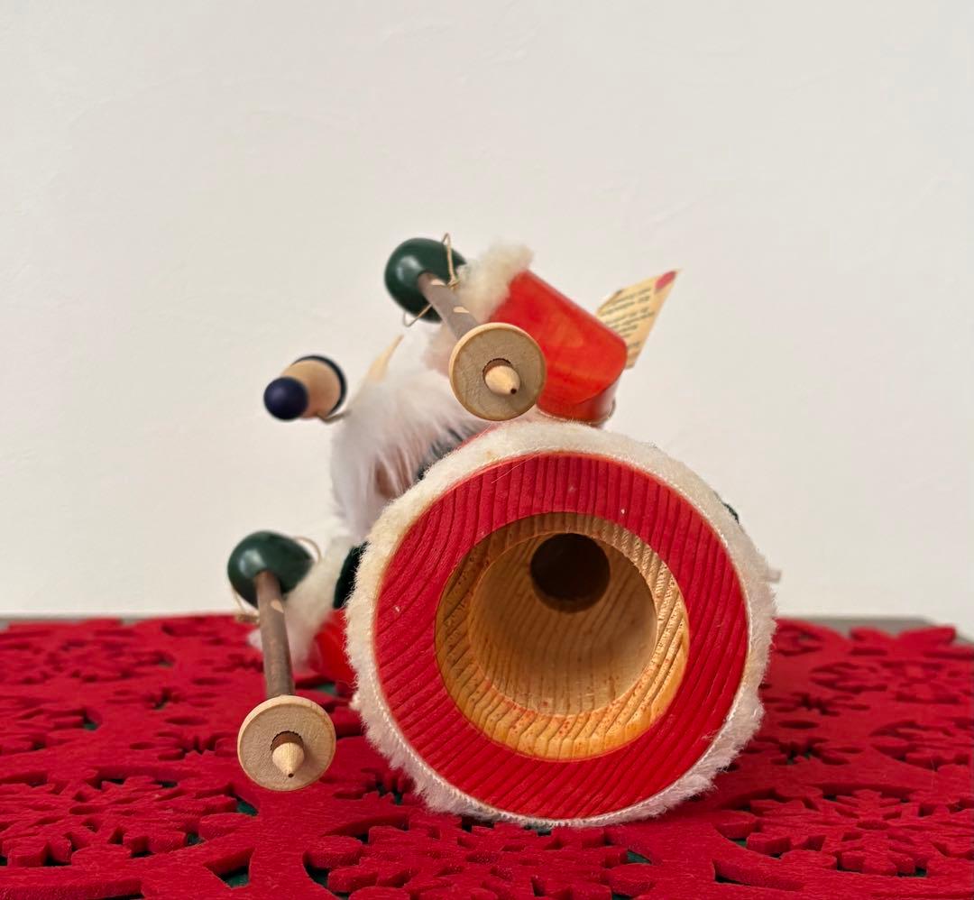 ドイツ　エルツ地方　木製　煙出し人形