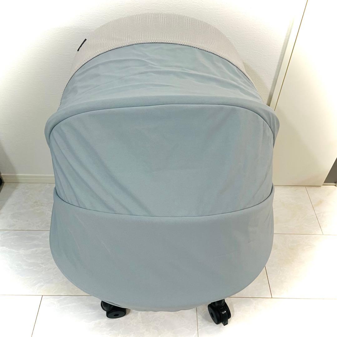 【美品】取替カバー付★コンビネムリラオートスイングBEDiスリープシェルブルー