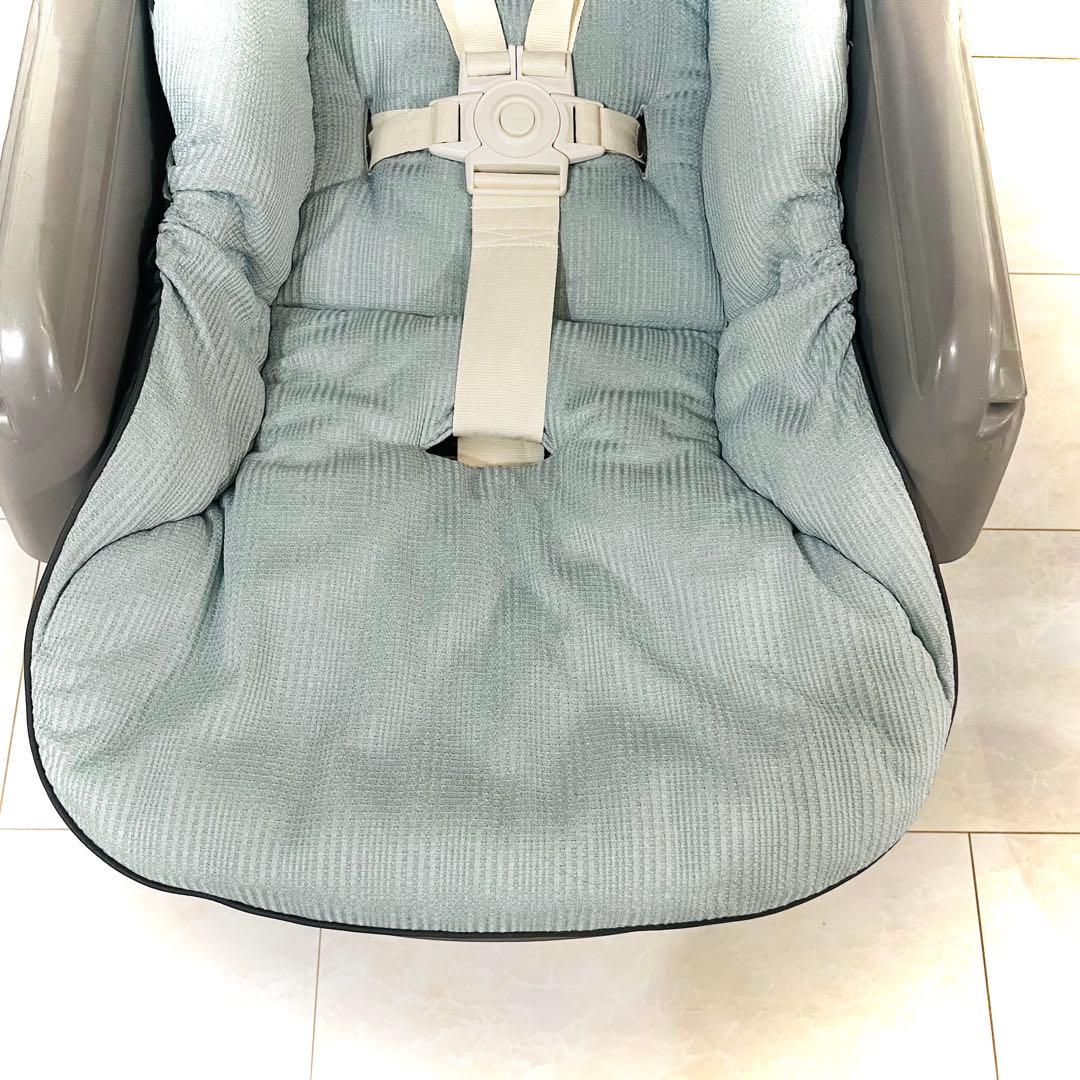 【美品】取替カバー付★コンビネムリラオートスイングBEDiスリープシェルブルー