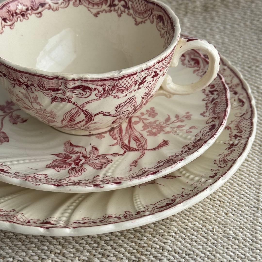 こ*マ様 フランスアンティーク　サルグミンヌ　Fontanges デザートプレー