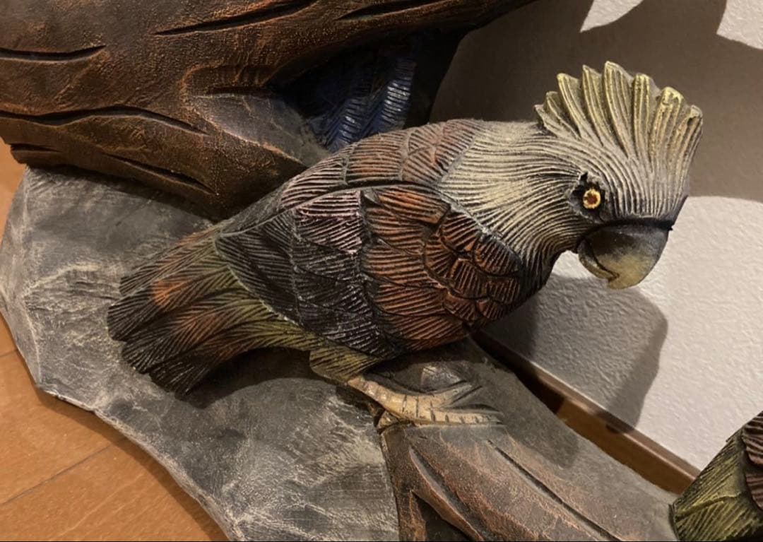 大量まとめ売り　インドネシア精密彫刻　木彫り他多数