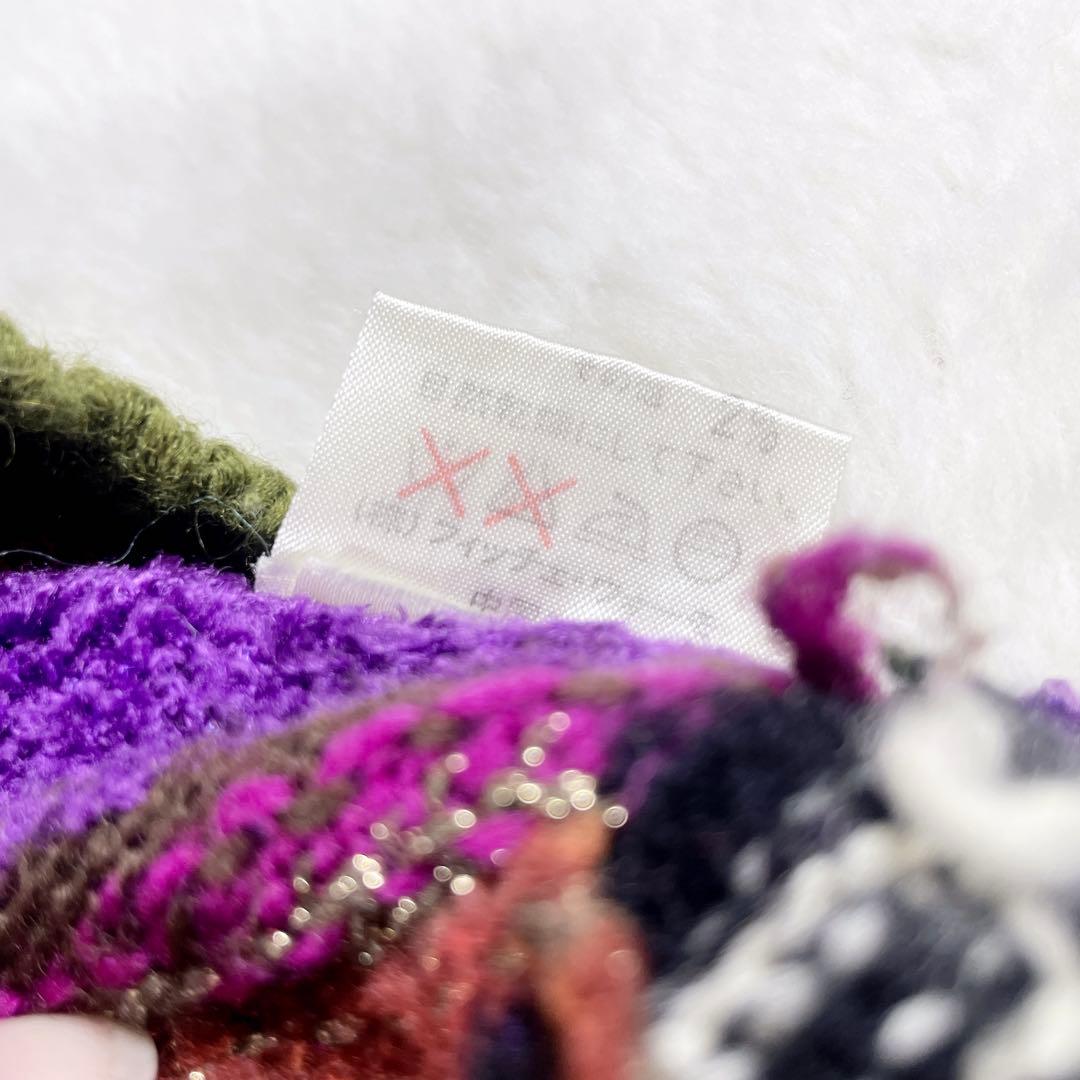 【希少】YOSHIYUKI KONISHI 総柄 ニット 花柄 80s 90s