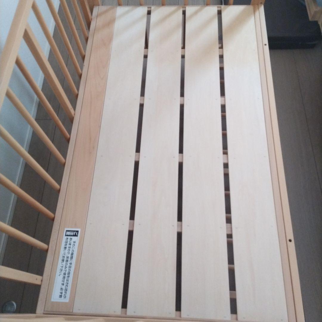 Yosi　サワベビー 澤田工業 S型 スクレ ベビーベッド 添い寝ベッド