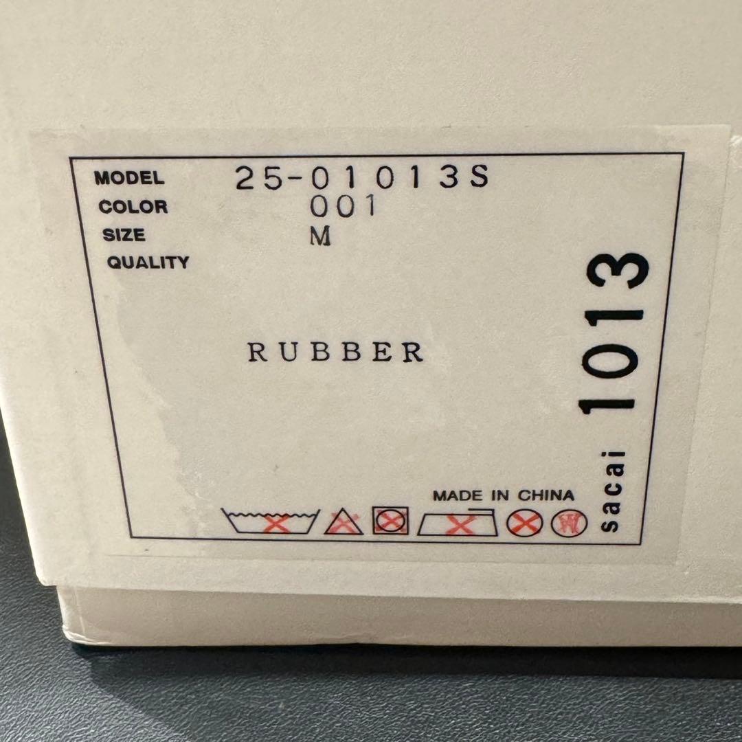 【いちごちゃん】sacai 25AW Rubber Boots M