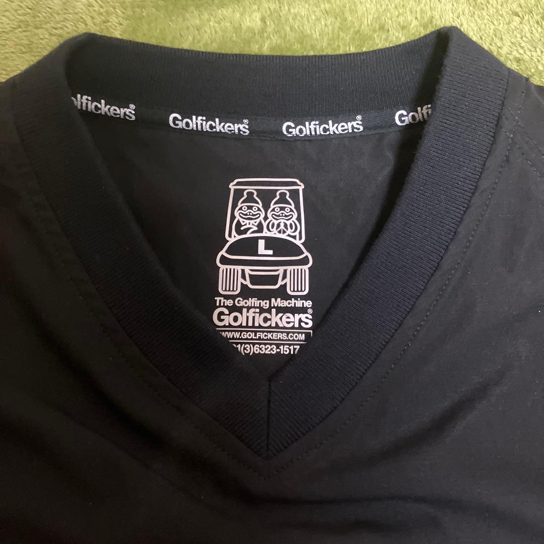 激レア Golfickers 黒 Vネックジャケット Ｌサイズ