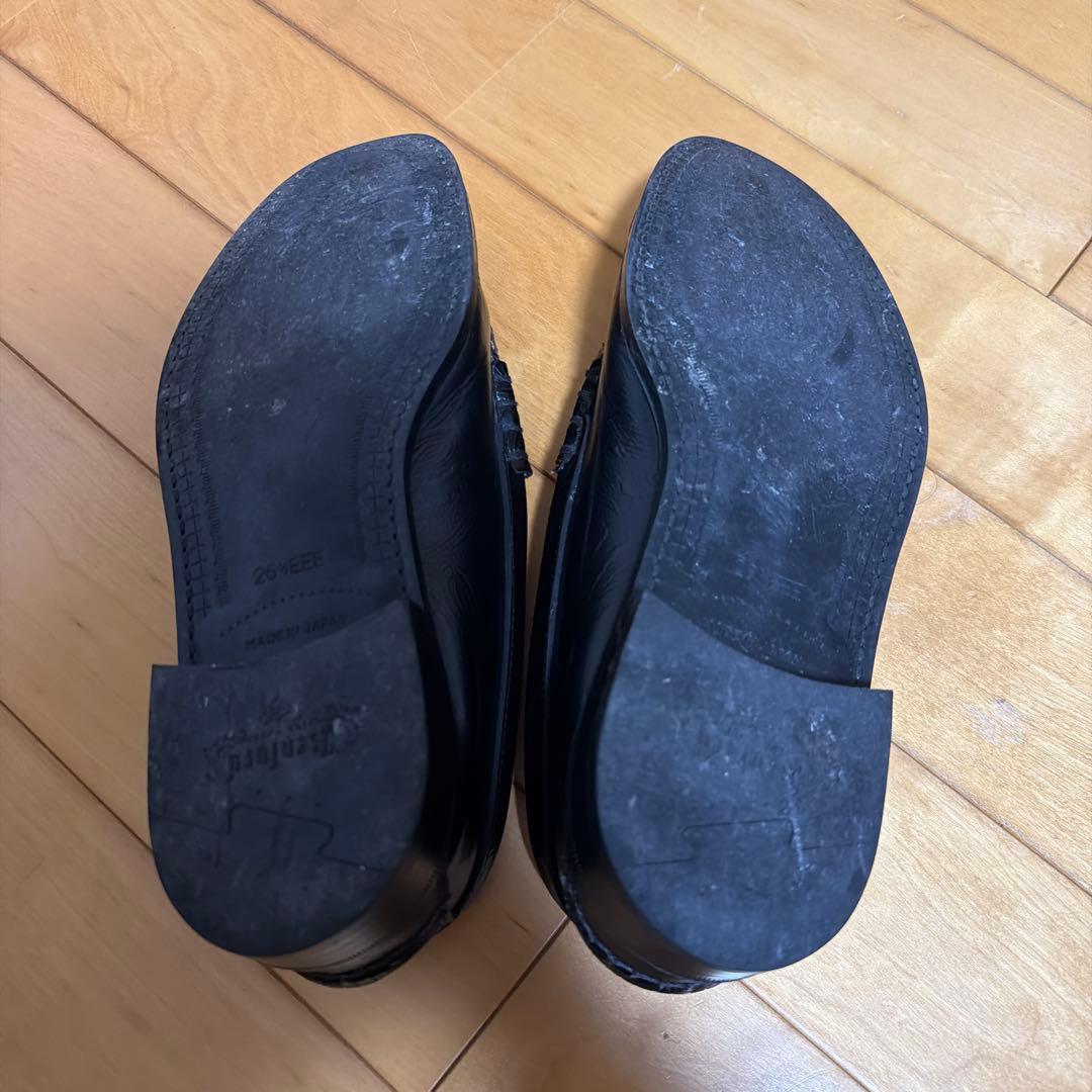 ケンフォード ローファー 26.5㎝ ペイズリー 黒