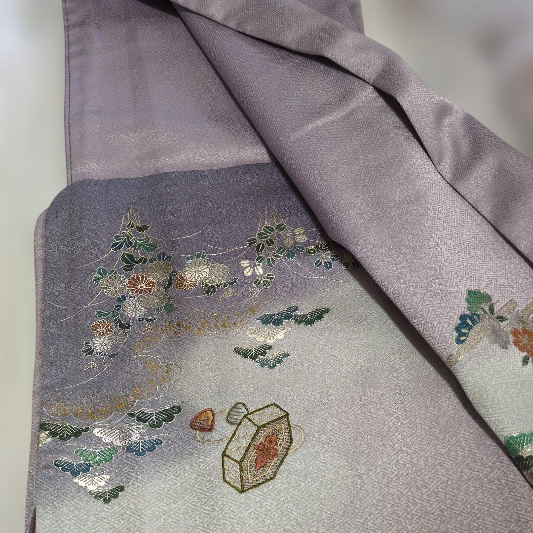 和装 着物 付け下げ 礼装 金彩 刺繍