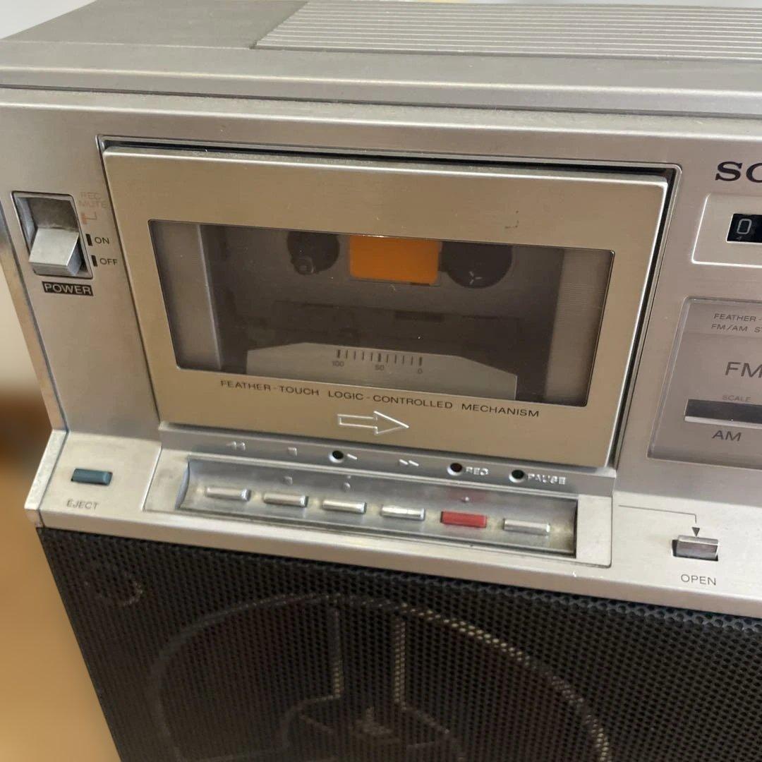 希少品　レトロ　SONY ソニー CFS-F5 ラジオ ラジカセ　ジャンク扱い