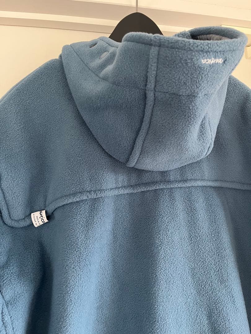 ヤ*ナ様 NAUTICA フリース ダッフルコート ブルー L