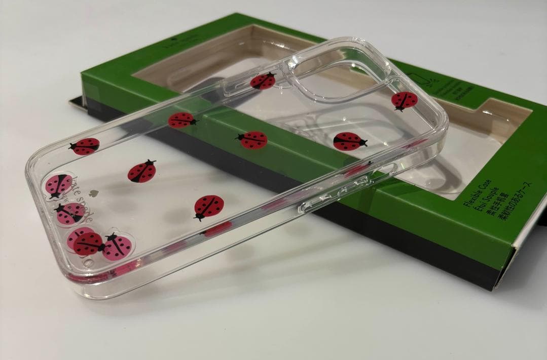 【正規品】 ケイトスペード iPhone14Pro対応ケース クリア KA555