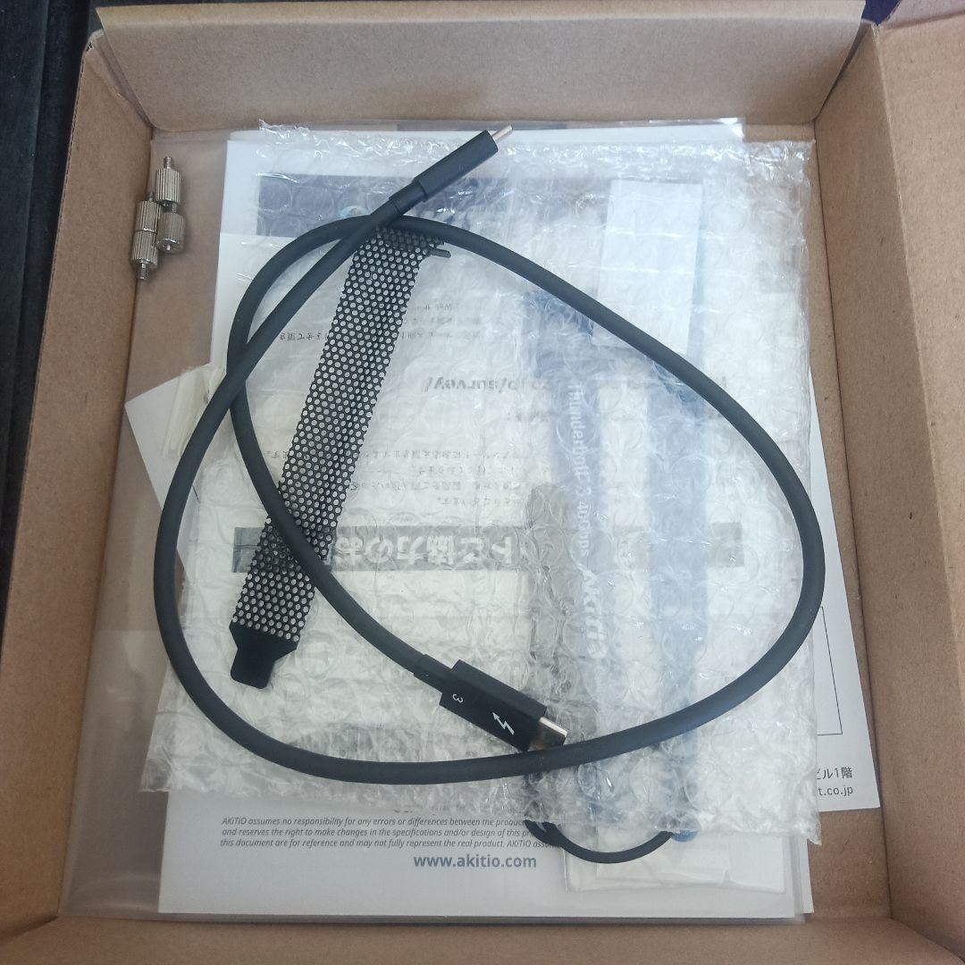 AKITIO NODE 外部GPU egpu Thunderbolt 3