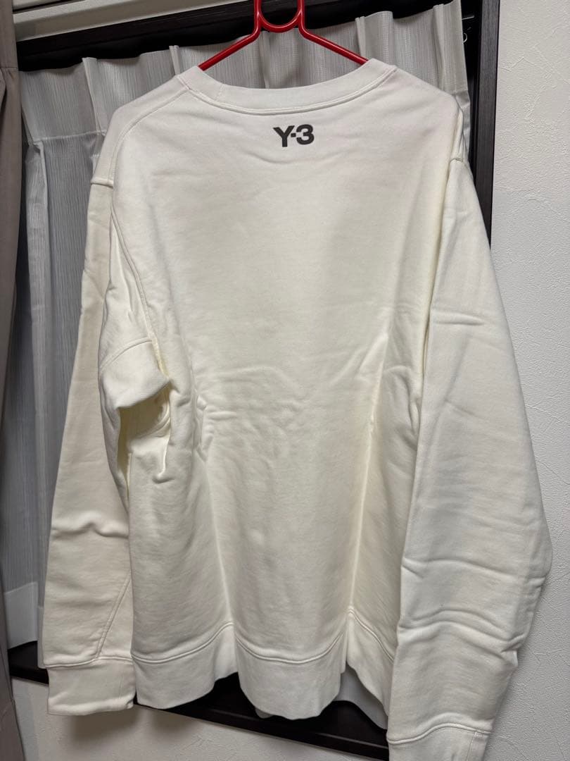 adidas Y-3 ホワイト クルーネックスウェット 内田すずめ