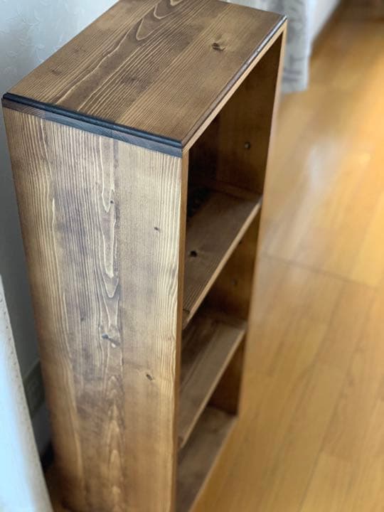 【無垢材】カフェラック　本棚　食器棚