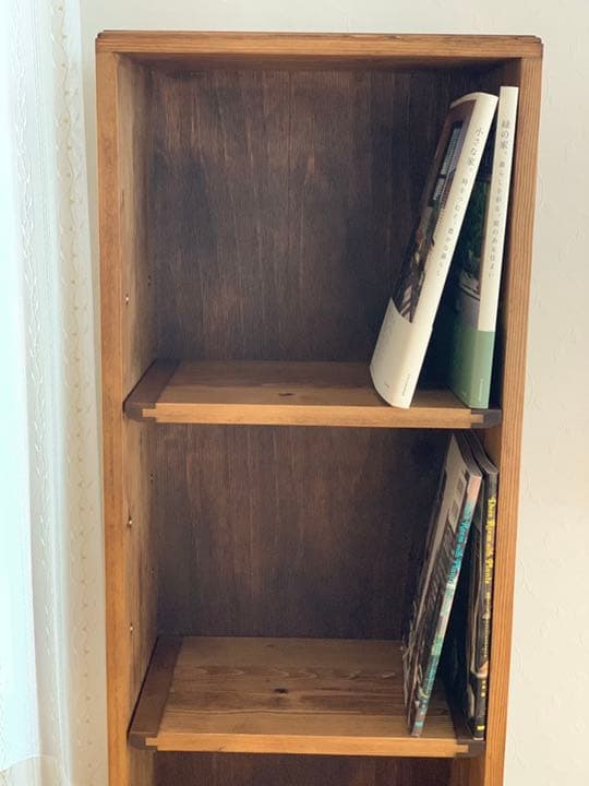 【無垢材】カフェラック　本棚　食器棚