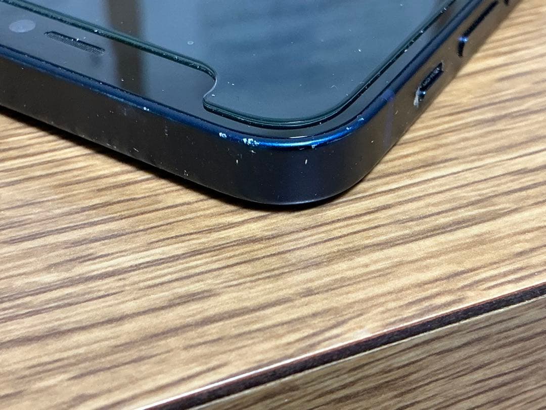 【大容量256GB】iPhone 12 mini ブルー リヤカメラピント不良