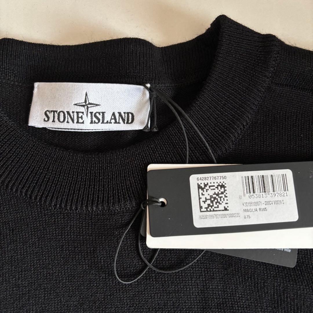 STONE  ストーンアイランド ロゴバッジ クルーネックニット