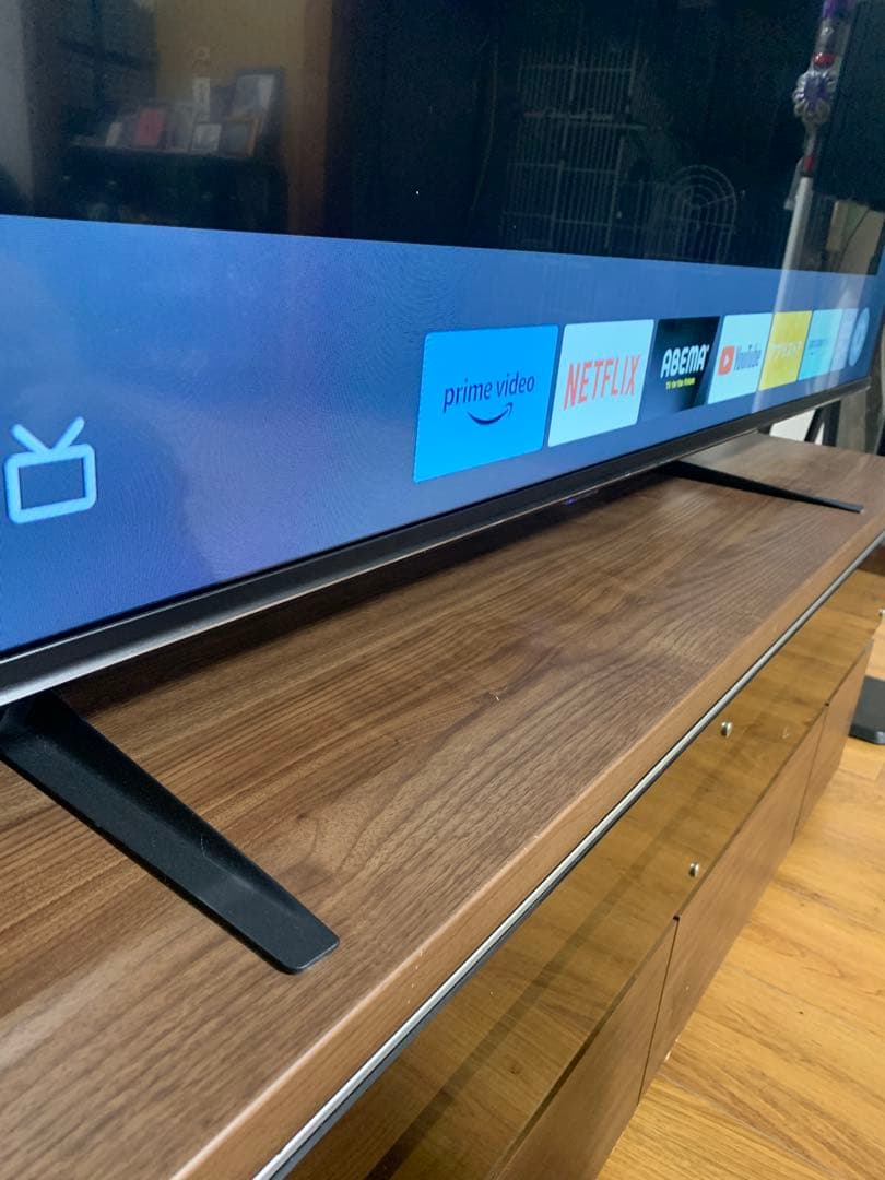 TEES 85v型液晶テレビ　fire tv stick HD付き※引取or輸送