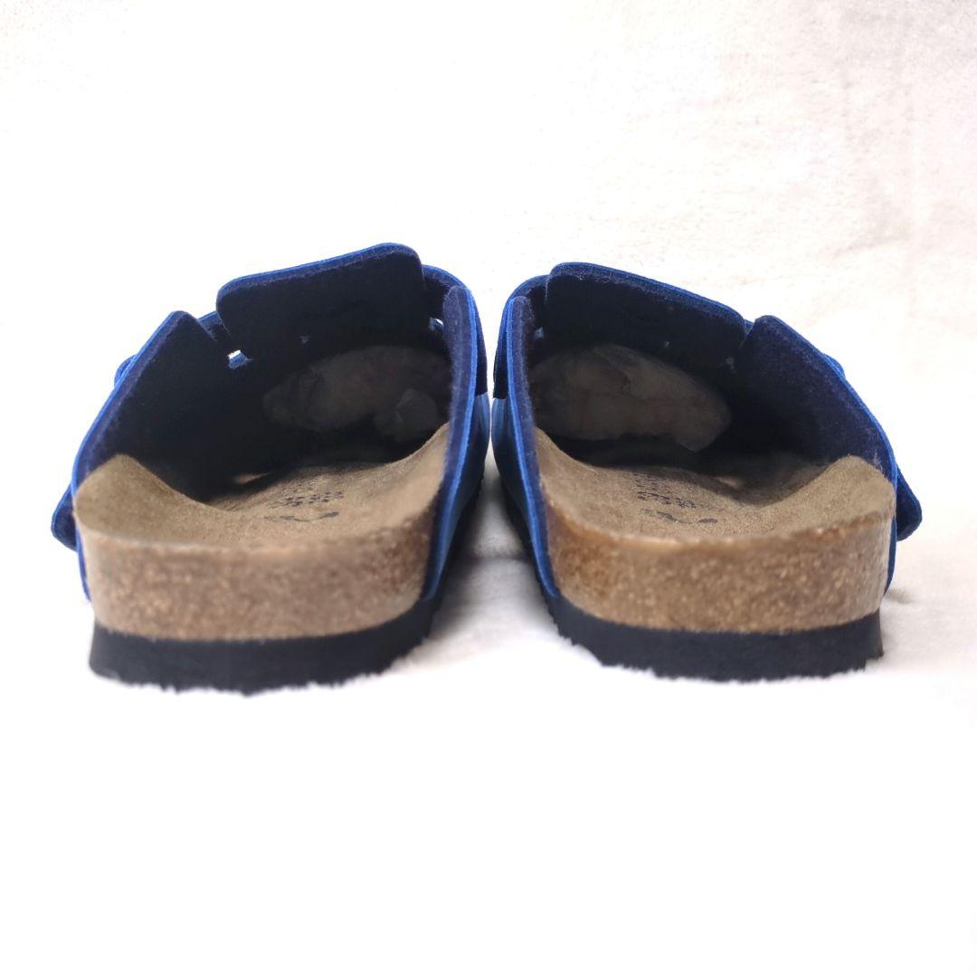 BIRKENSTOCK【美品】39 ボストン　ブルー　クロッグ　サンダル　サボ