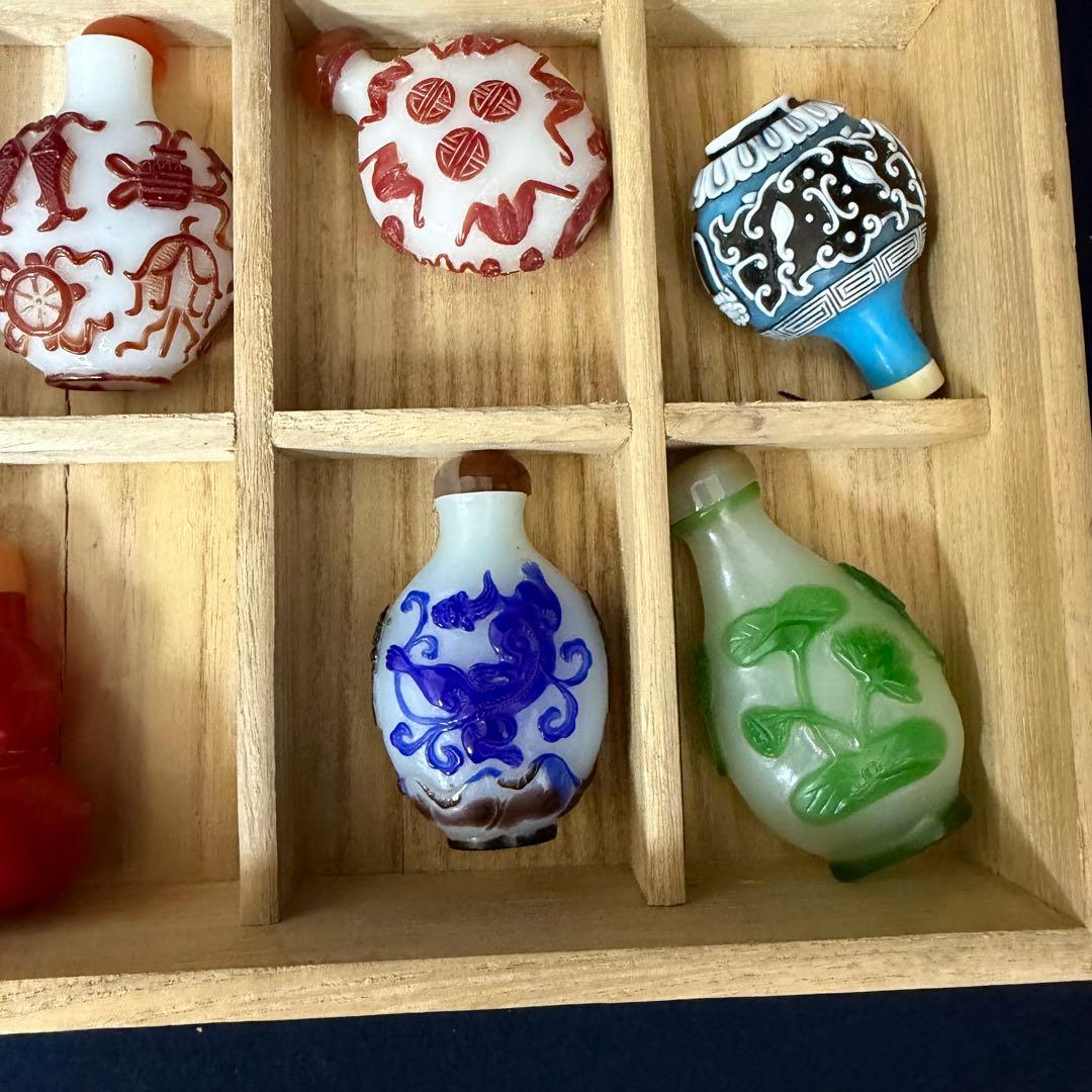 鼻煙壺 まとめ 15点 時代 古玩 当時物 旧家 蔵出 骨董品 コレクター放出