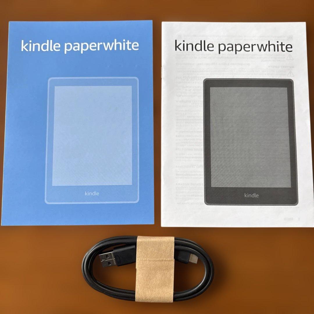 美品 Kindle Paperwhite 第12世代 16GB 純正カバー付き