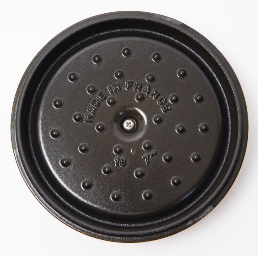 【美品】ストウブ staub ピコココット ラウンド 18cm マスタード