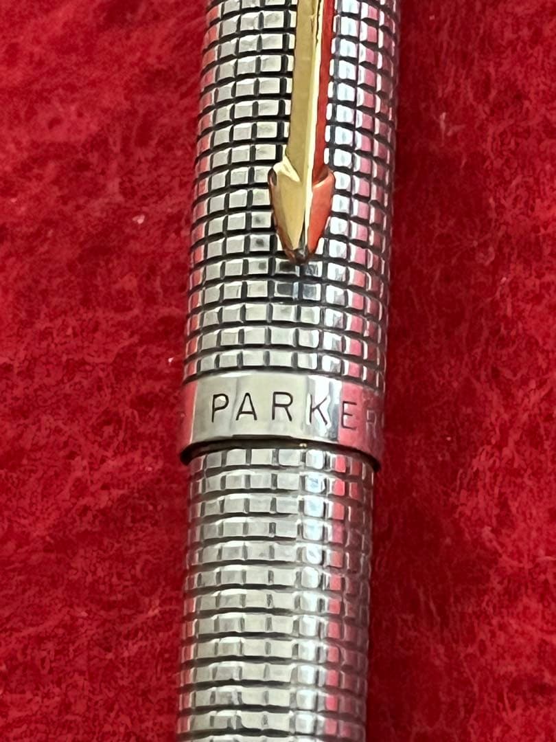 美品‼️パーカー75ボールペン シズレ スターリングシルバー ❗️リフィル新品‼️