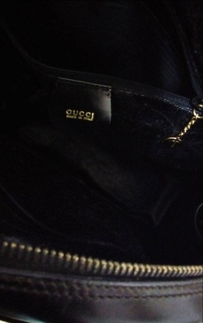 【新品未使用】GUCCI ヴィンテージ レザーバッグ