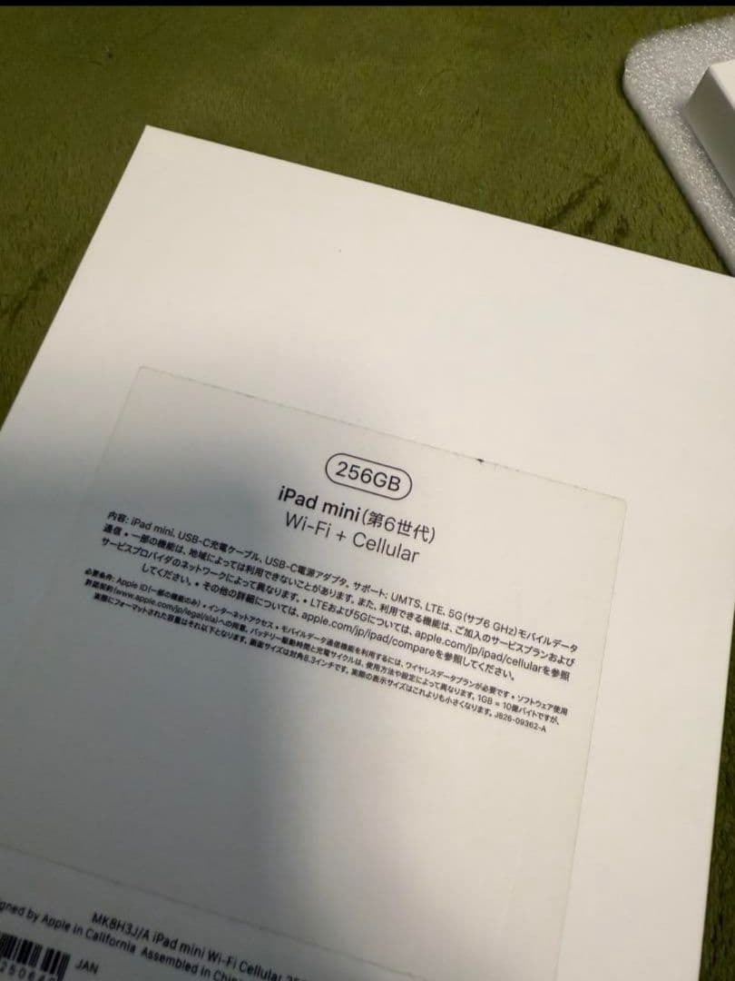 Apple iPad mini (第6世代) 256GB Cellular