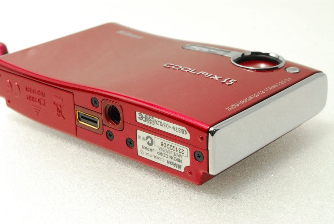 vintage 様_Nikon COOLPIX S5 ❤️スマホ転送 レッド ニコ