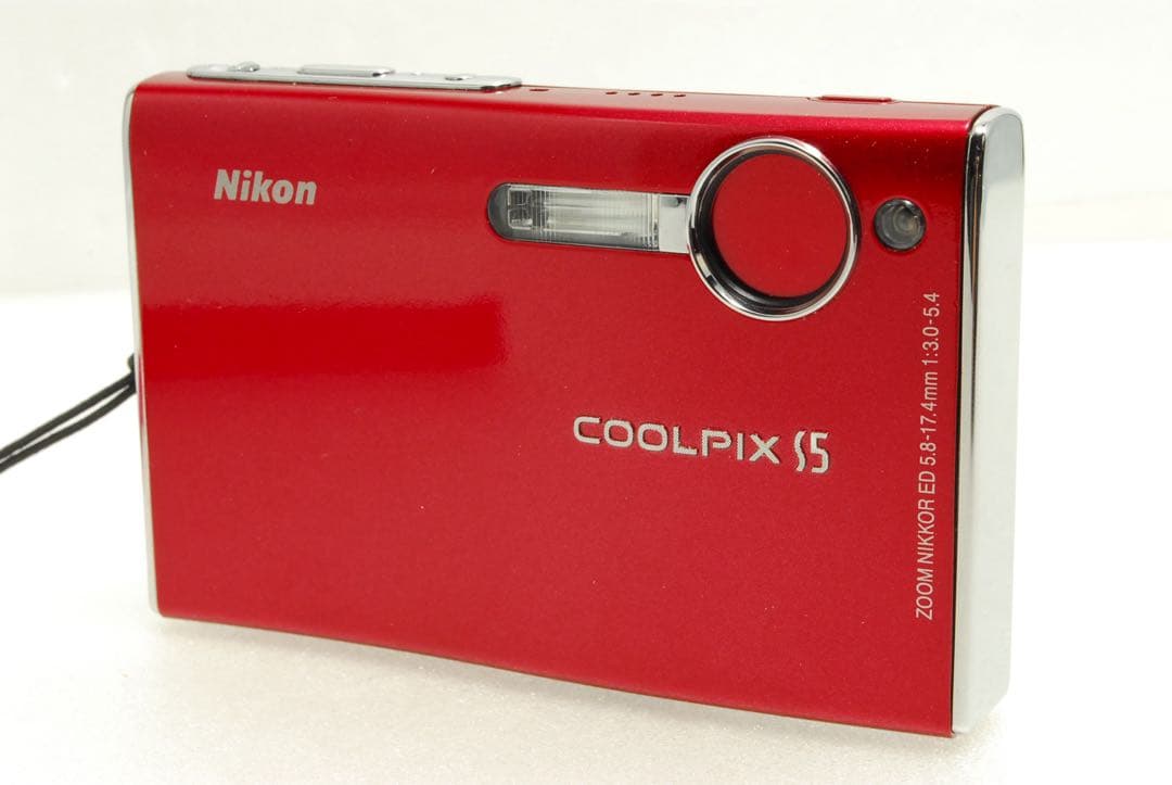 vintage 様_Nikon COOLPIX S5 ❤️スマホ転送 レッド ニコ