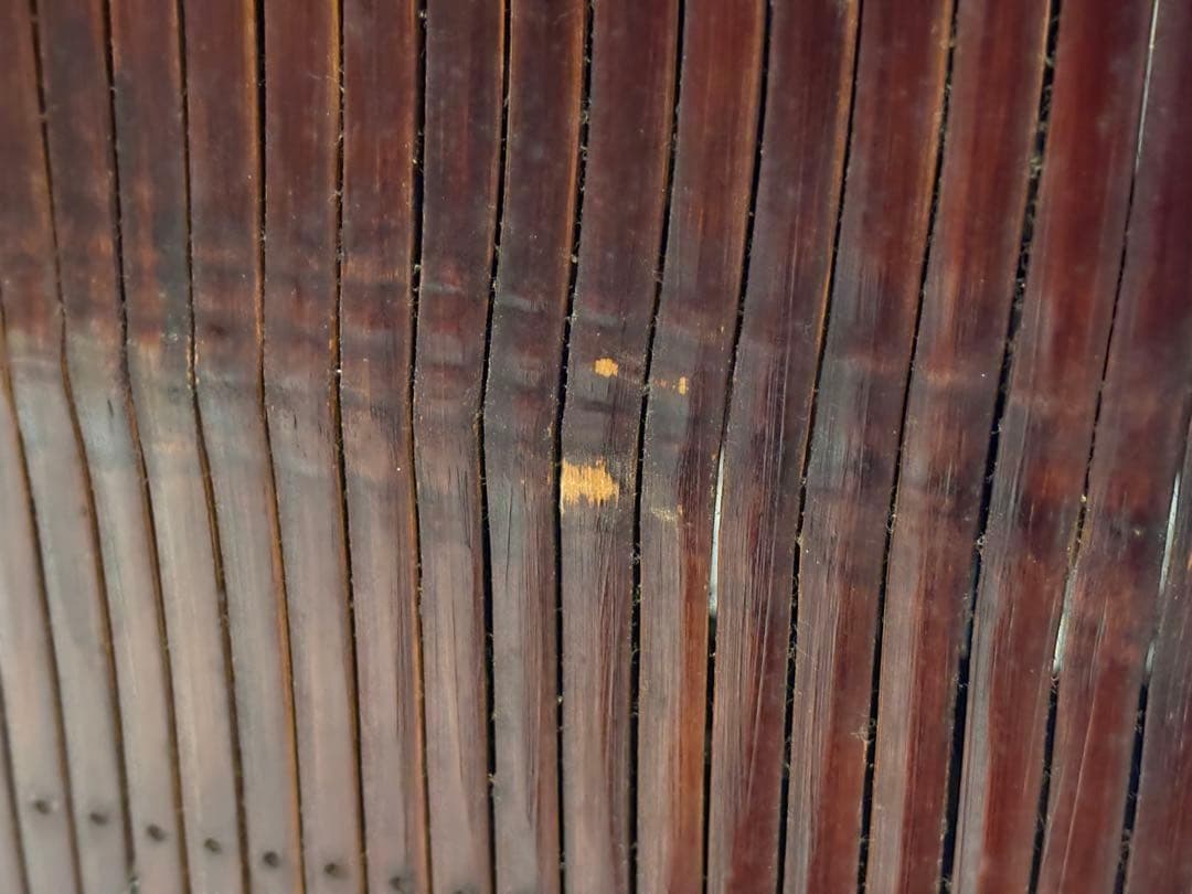 アジアン　コンソール　バンブー　電話台　ファックス台　アンティーク　IZ