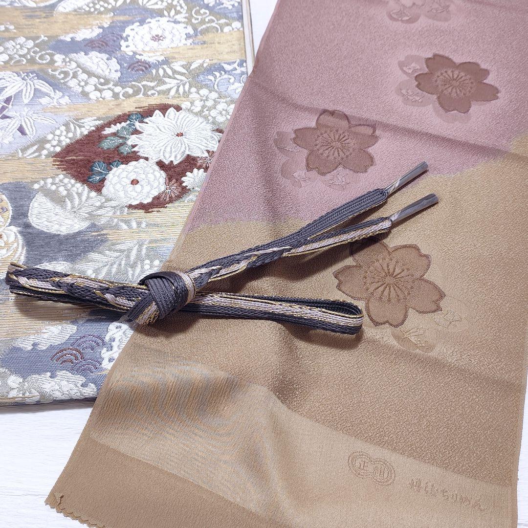 ❰6554❱ フルセット　訪問着　滝泰　十日町友禅　辻が花　絞り　辻ヶ花　袋帯